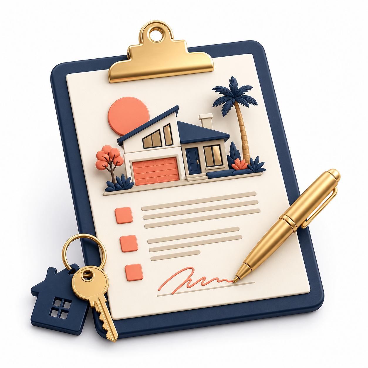 Illustration of a signed listing agreement